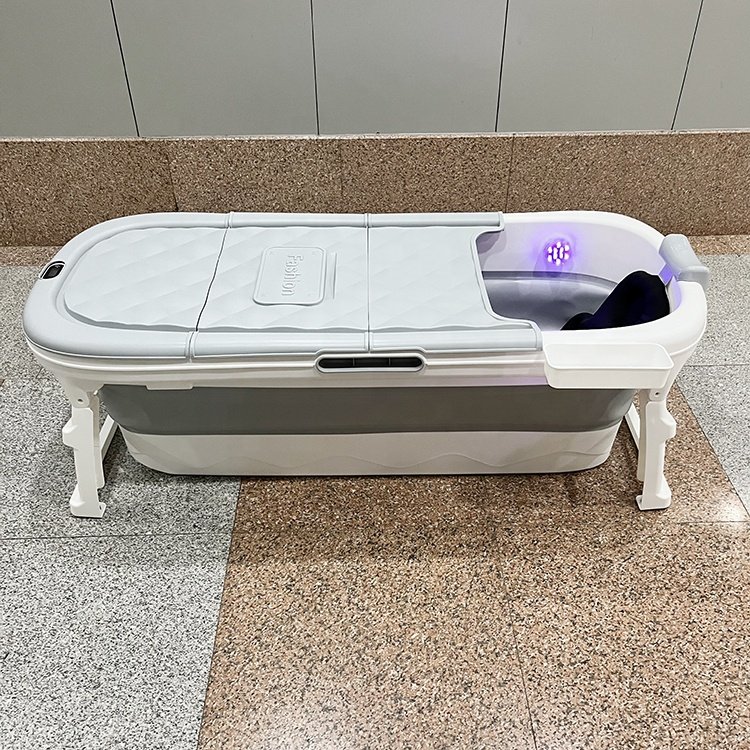 Plastic Folding Bathtub Adult Baby Foldable Portable Large Spa Collapsible Camping Bathtub Storage Plastic Box
