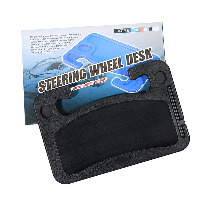 car Laptop tray desk Laptop Work Desk Mount Portable steering wheel table ABS Food Meal Tray Drink Cup Bracket Tables