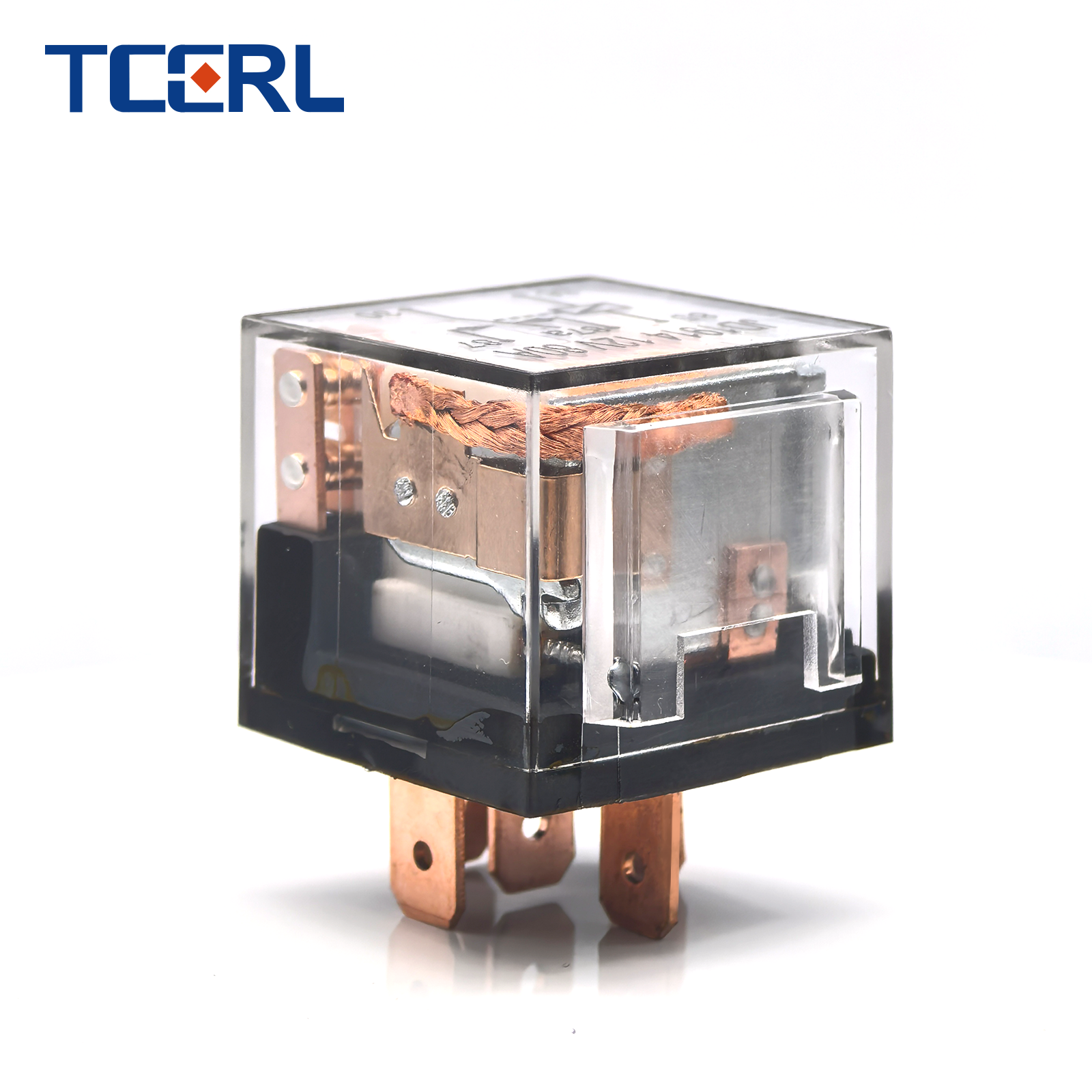 High Power 12V/24V Universal Automotive Relay Miniature 4-pin 5-pin Sealed Car Horn Start Headlight Modification TCV4 24V 5-pin