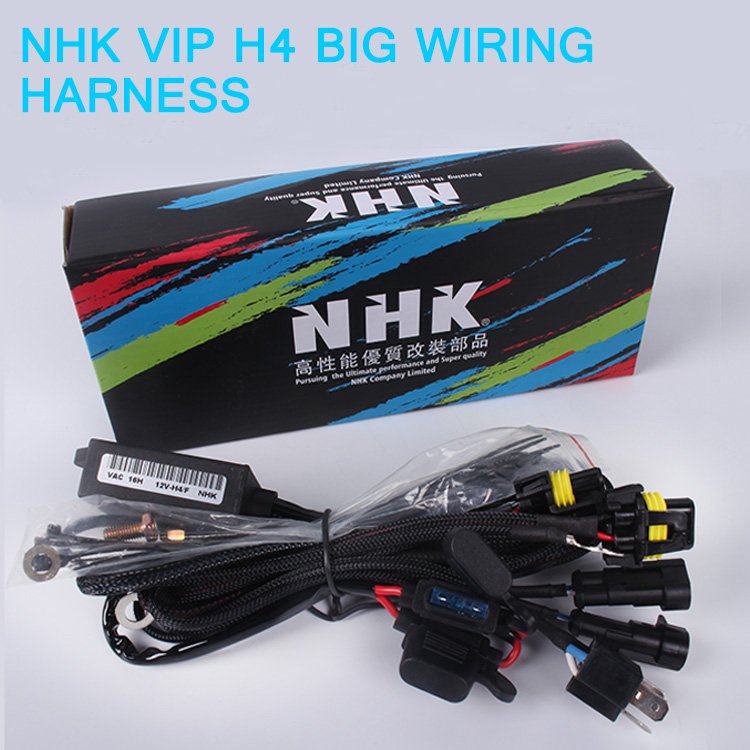 NHK H4 Double Insurance VIP Version Big Waterproof Relay Harness Wire