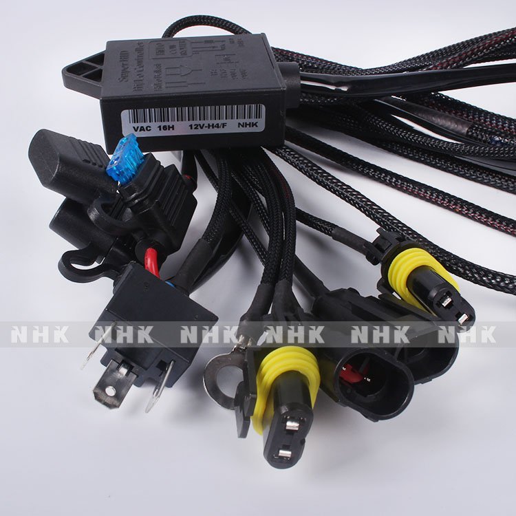 NHK H4 Double Insurance VIP Version Big Waterproof Relay Harness Wire
