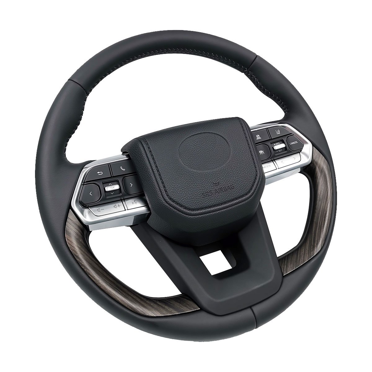 Steering Wheel Customized Carbon Fiber Leather Wood Used For Land Cruiser LC300 2021 2022