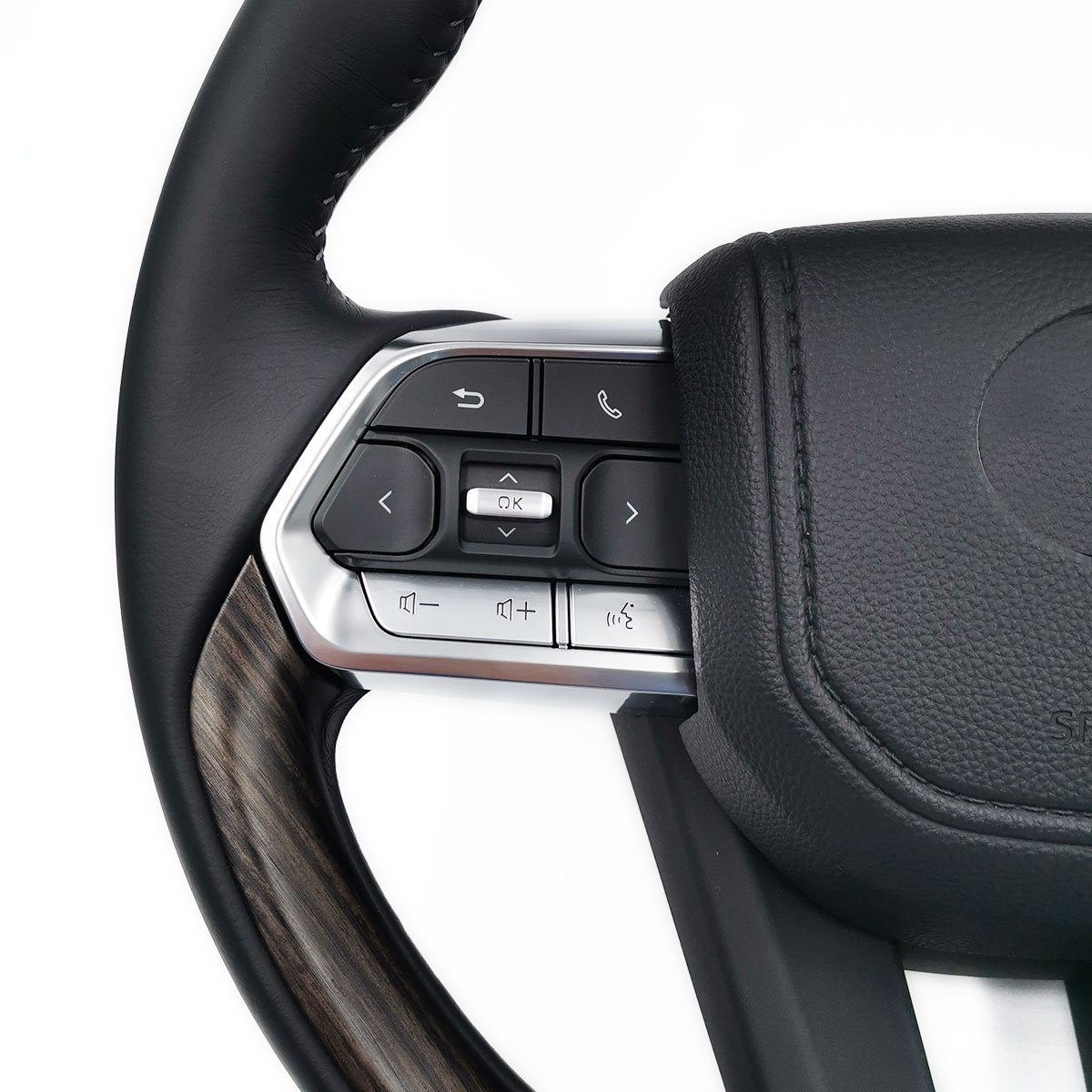 Steering Wheel Customized Carbon Fiber Leather Wood Used For Land Cruiser LC300 2021 2022