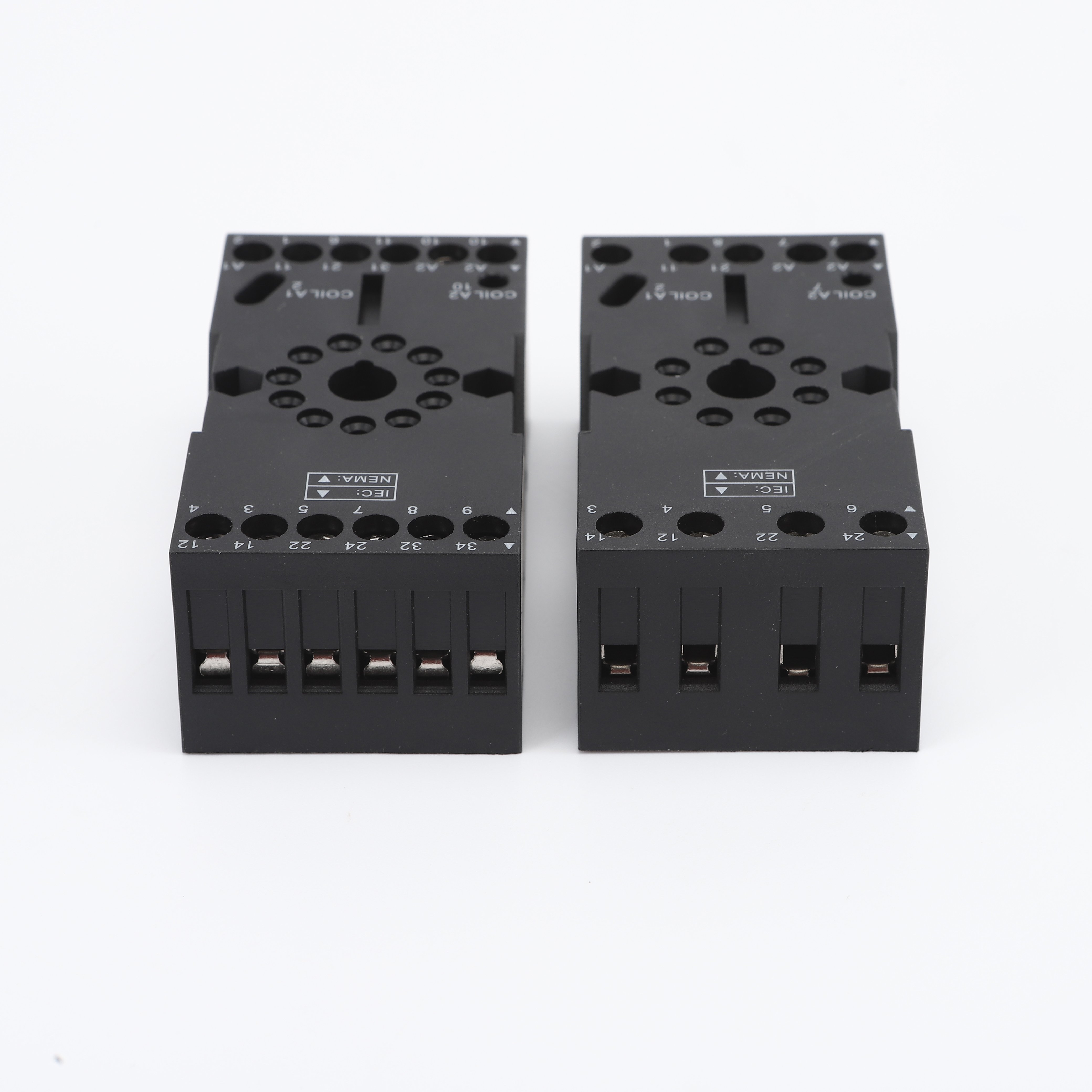Relay Base 8Pin Circular Socket Slim Relay