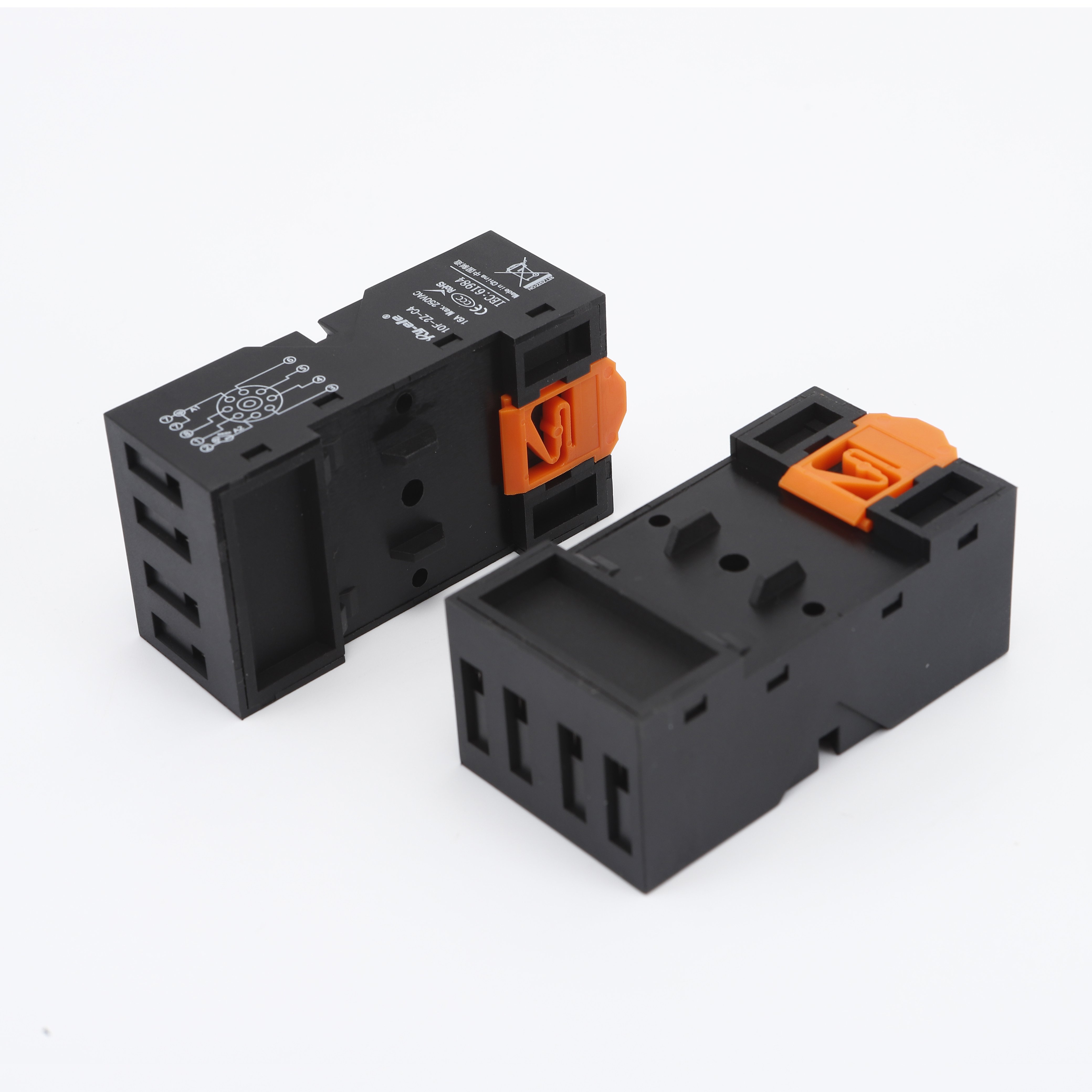 Relay Base 8Pin Circular Socket Slim Relay