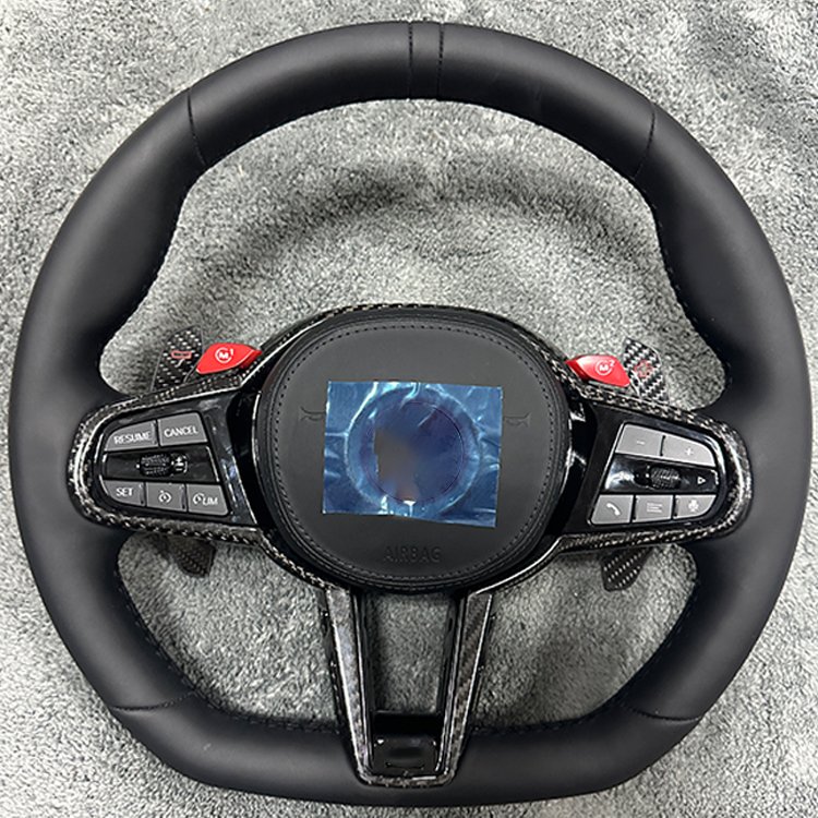 Customized Carbon Fiber Steering Wheel For BMW G20 G30 G21 G22 G23 3 Series 320i 325i 330i Car Modification Steering Wheel