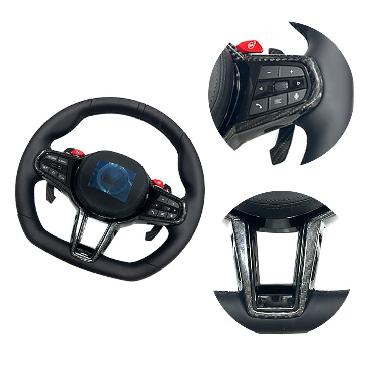 Customized Carbon Fiber Steering Wheel For BMW G20 G30 G21 G22 G23 3 Series 320i 325i 330i Car Modification Steering Wheel