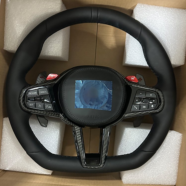 Customized Carbon Fiber Steering Wheel For BMW G20 G30 G21 G22 G23 3 Series 320i 325i 330i Car Modification Steering Wheel