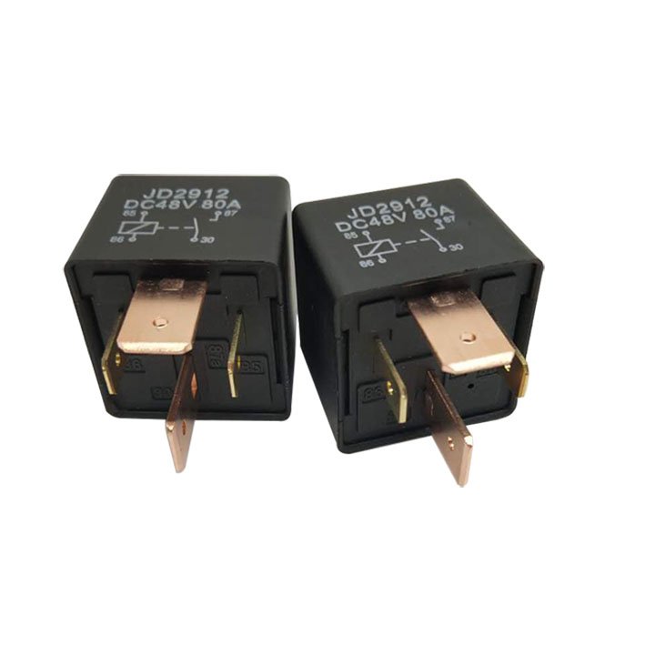 JD2912 High Current 48V 80A Automotie Relay 4 Pin Relay 4 Pin Car Relay
