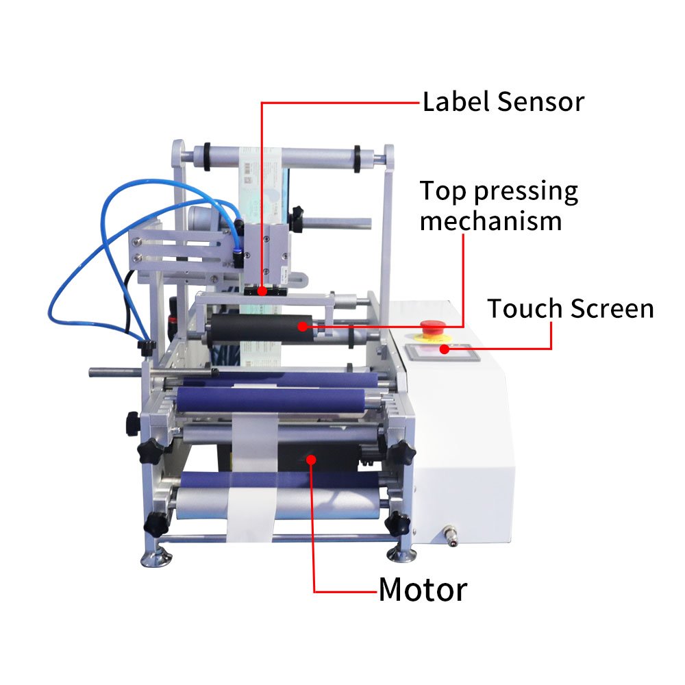 Spot 3ml Small Plastic Glass Automatic Ampoule Round Bottle Labeling Machine or Semi-automatic Bottle Labeling Machine