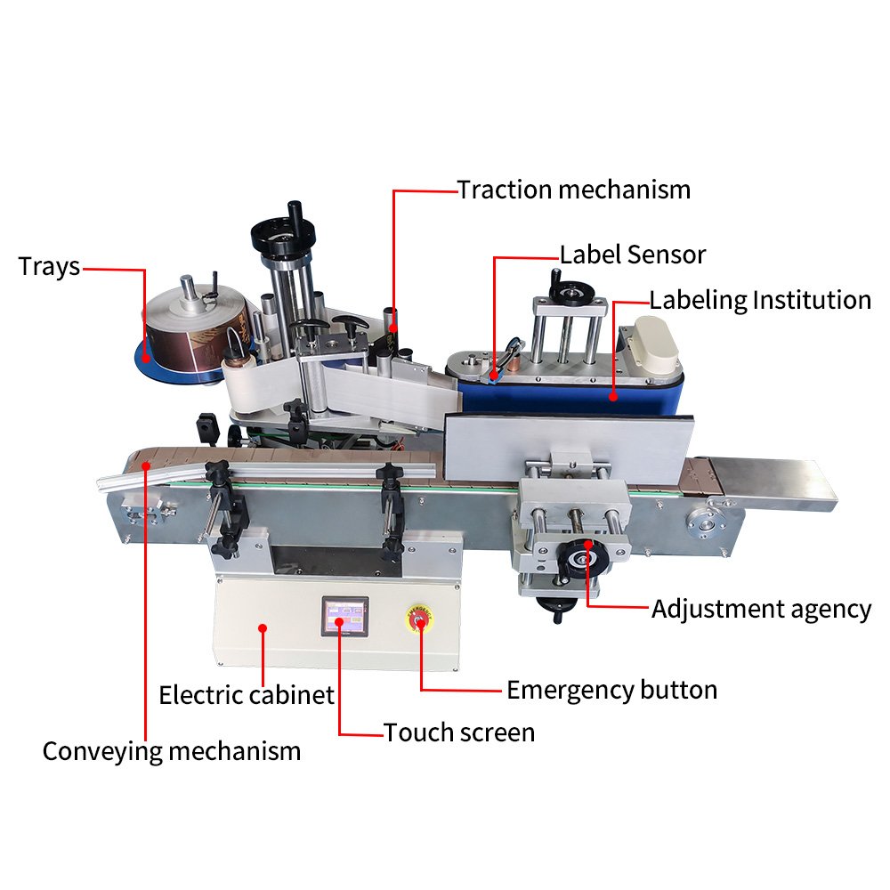 Spot 3ml Small Plastic Glass Automatic Ampoule Round Bottle Labeling Machine or Semi-automatic Bottle Labeling Machine