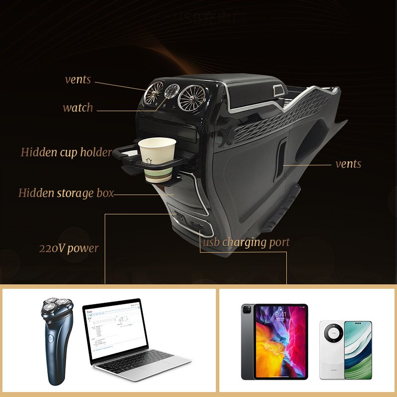 The Lowest-priced Commercial Vehicle Toyota Sienna Armrest Box/center Console with Wireless Water-filling Cup Holder