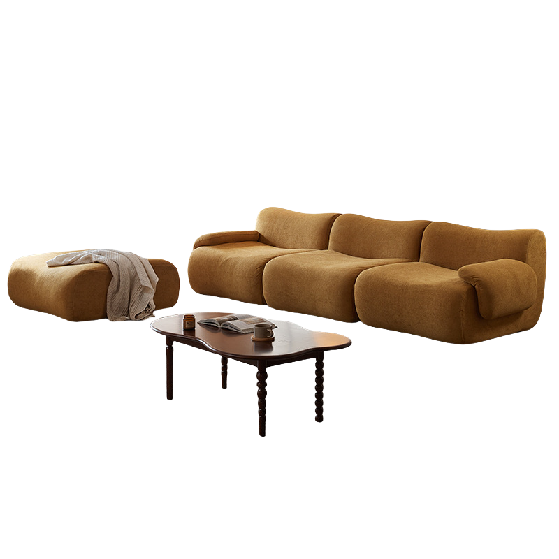 Italian Velvet Cloth Fabric Art Compression Packing Pure Sponge Pressure-Resistant Sofa