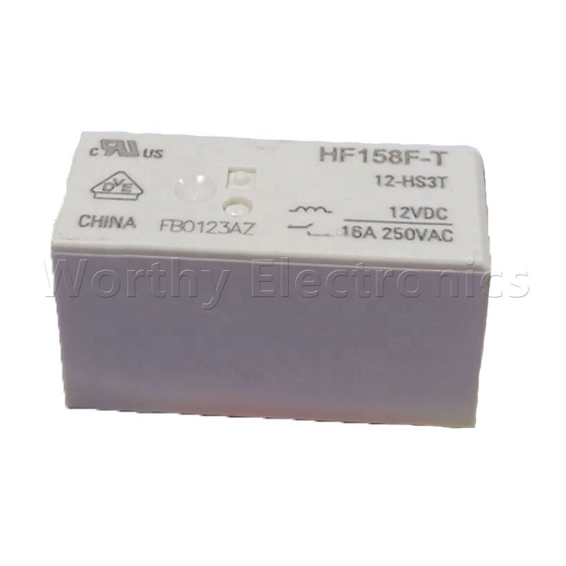 Electronic component power relay 12V/24VDC 16A 8PIN DIP HF158F-T/12-HS3T relay module