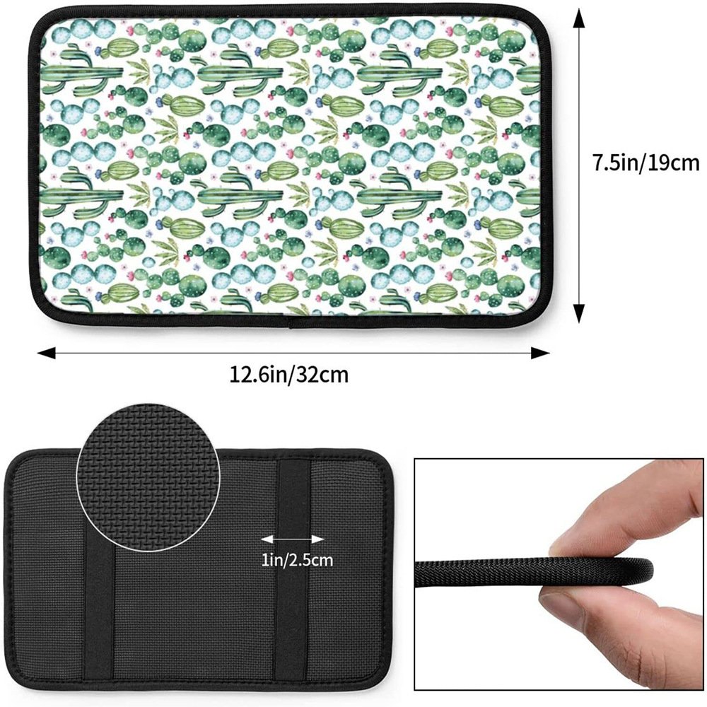 Car Interior Accessories Auto Center Console Pad Anti Slip Soft Neoprene Car Armrest Seat Box Cover Protector Bag