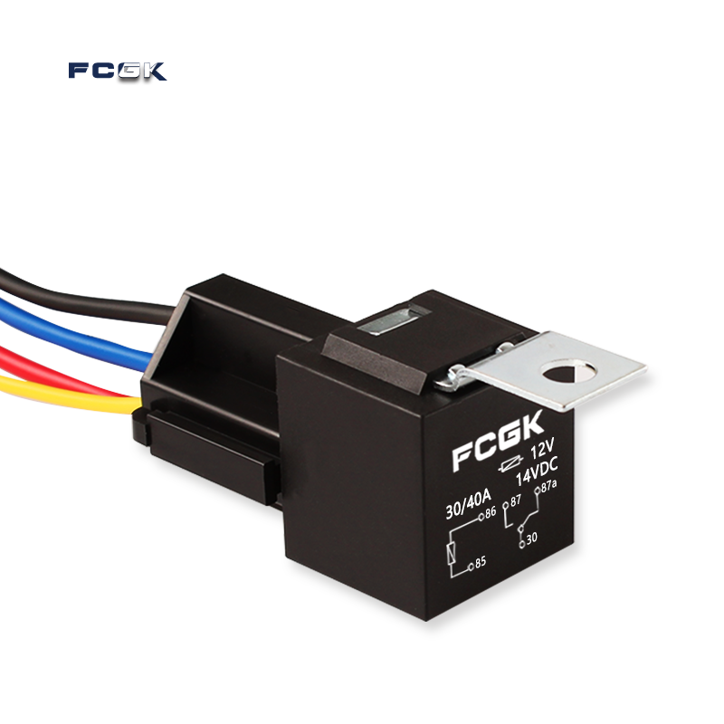 Jd1914 5pin 40A Automotriz Relay with Wire Harness Socket Dc12v Auto Relay , Car Headlight , Power Window ,Truck , Moto , Boat
