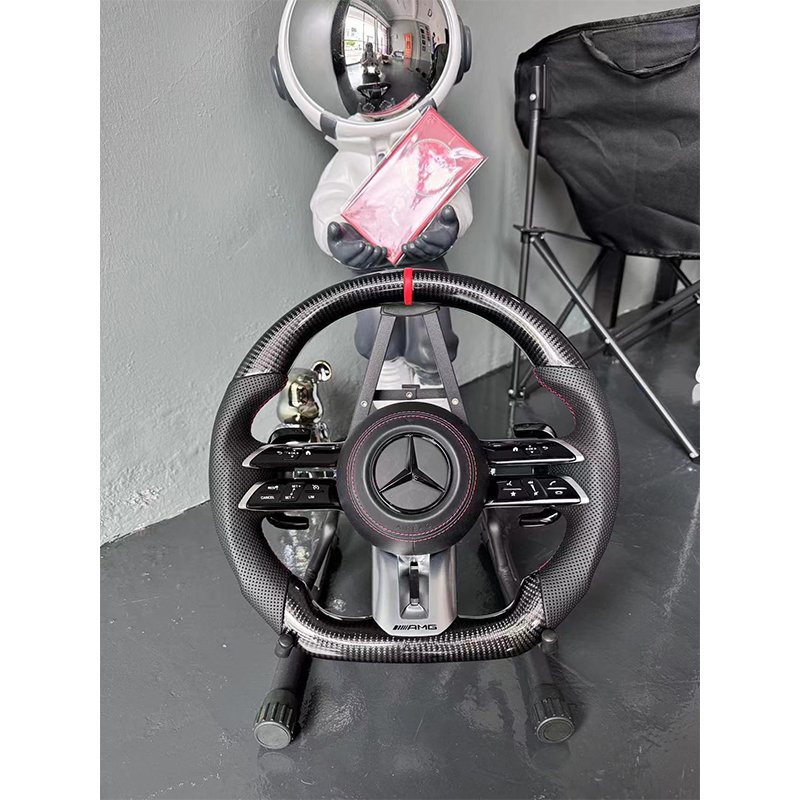 Car Accessories Custom Carbon Fiber Steering Wheel For Mercedes-Benz AMG