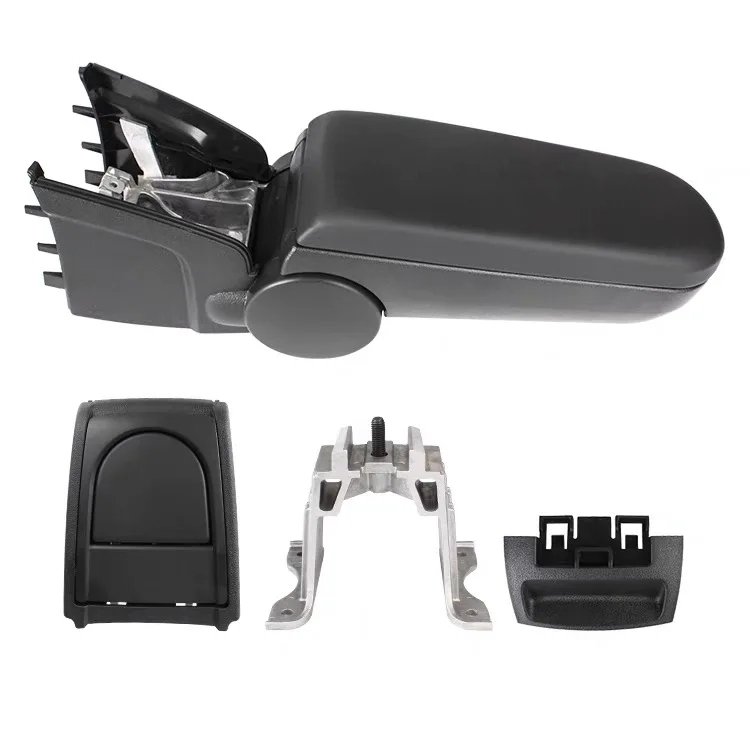 Original Leather Car Armrest Center Multi Console Box/Cross Armrest Box with Cup Holder New for 11-13 POLO GTI Arm Rest