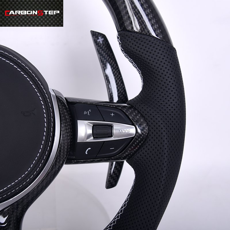 Car M Steering Wheel Carbon Fiber LED Steering Wheel For Bmw M2 M3 M4 M5 M6 F10 F30 F32 F82 Upgrade