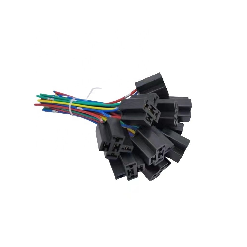 Automotive Relay Black Bakelite Material 5p Relay Plug Popular Universal With Fixed Hole
