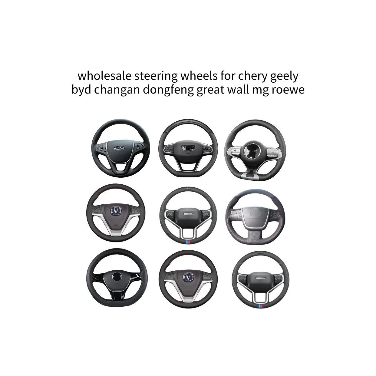 wholesale changan honor car steering wheel mg zr control mg5 for mg3 car and for electric right steering wheel car byd in china