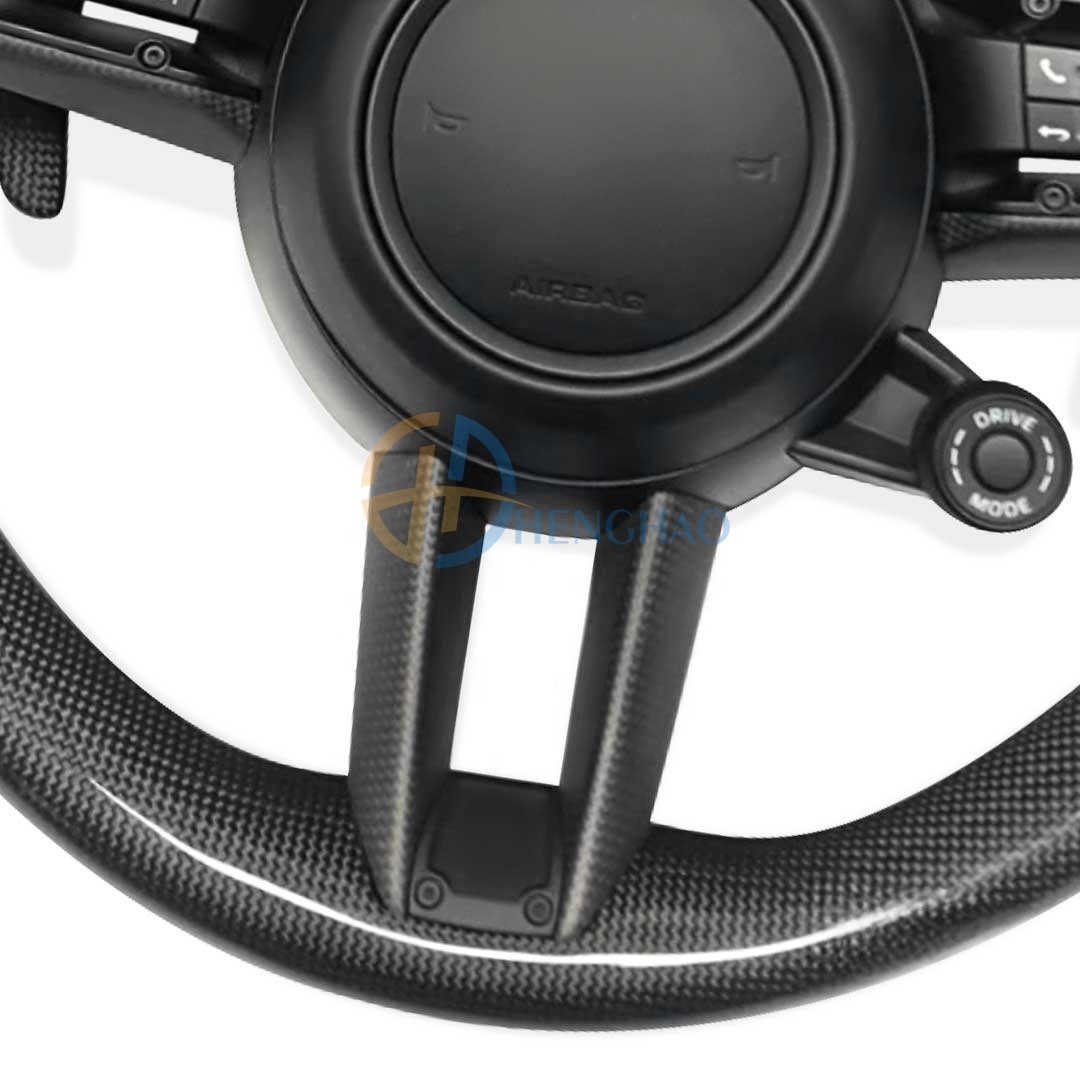 Custom Car Carbon Fiber Steering Wheel Fit For Porsche Cayenne Panamera Cayman Boxster 718 911 991 992 Macan Upgraded