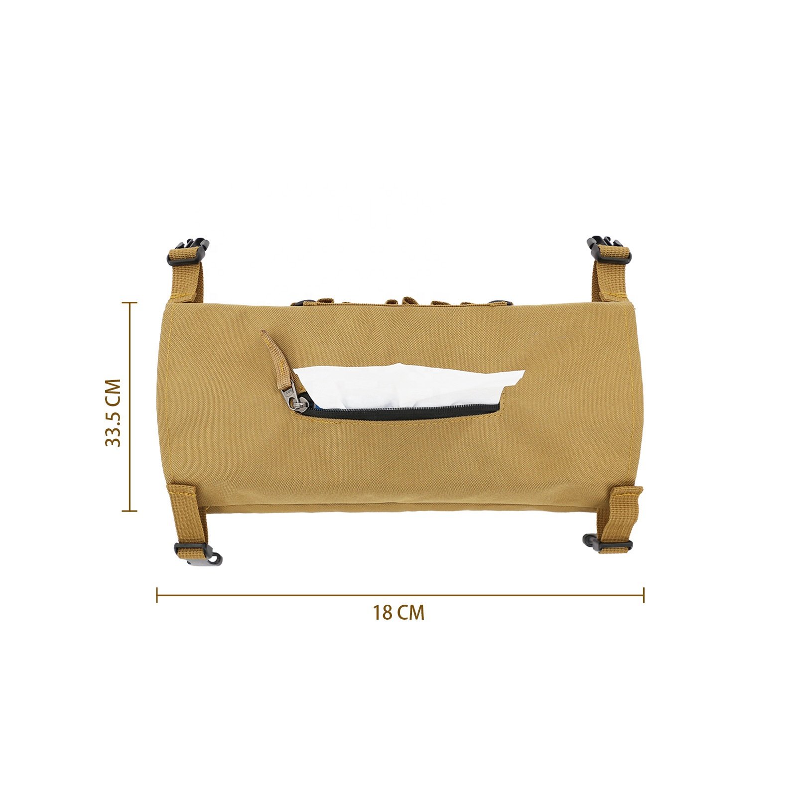Outdoor Paper Towel Bag Oxford Drawer Box Camping Gear Hanging Tissue Organizer