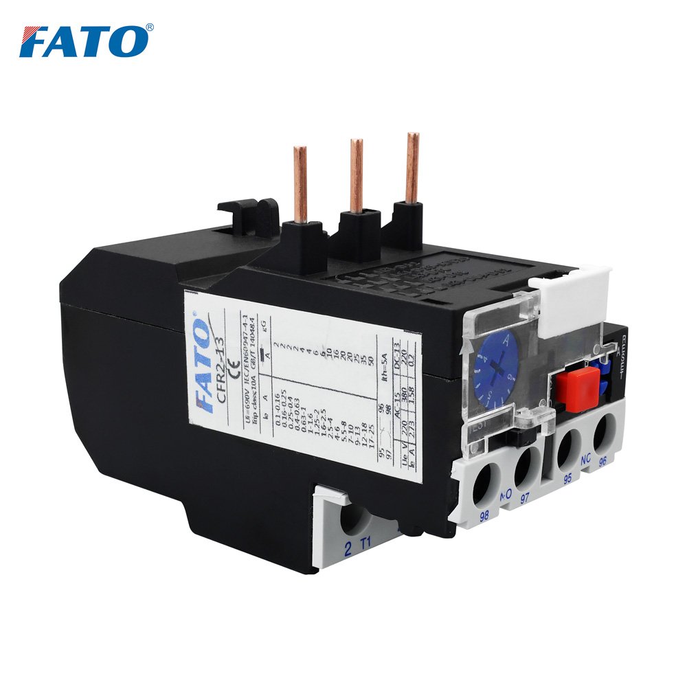 FATO CFR2 Thermal Relays Electrical Overload Different Setting 0.16-140A Current Used With Contactor For Motor Protection