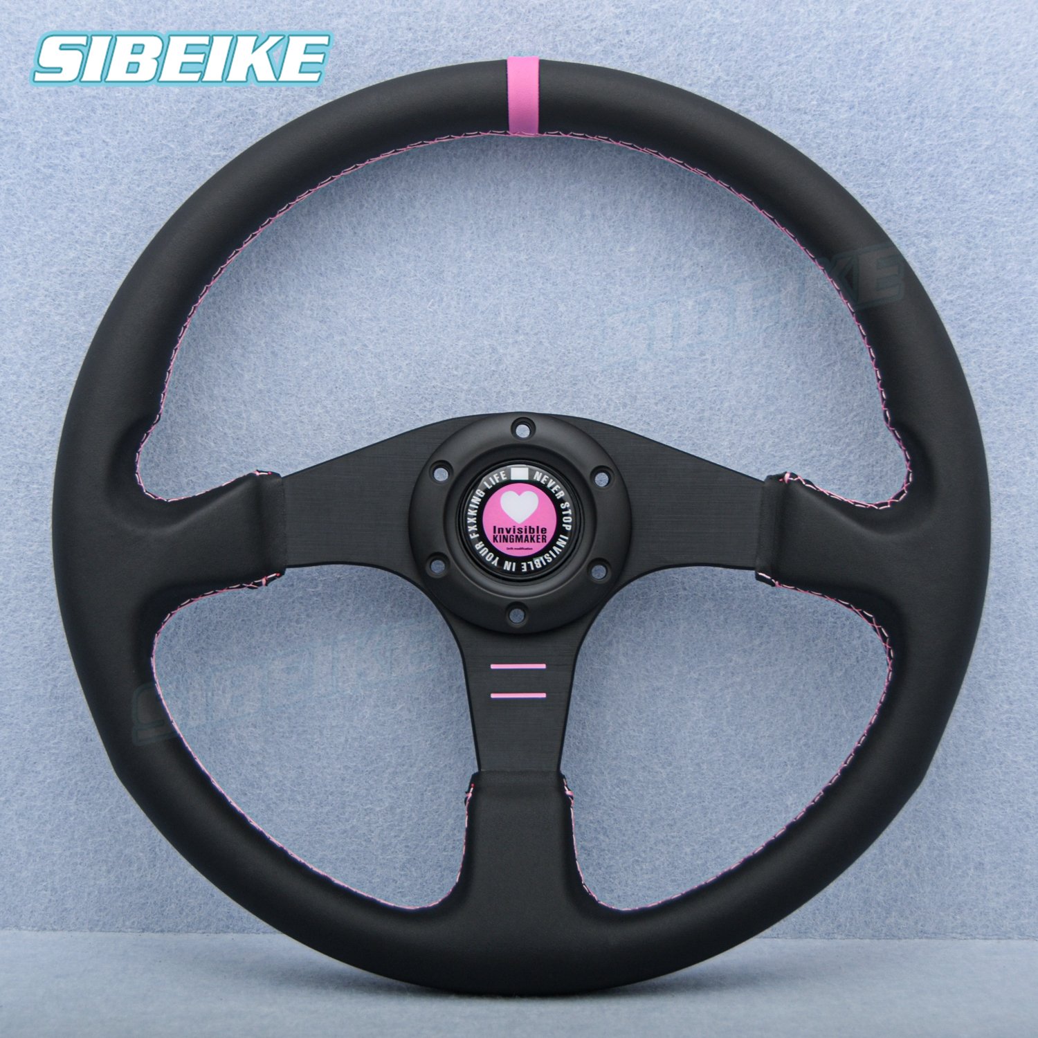 Wholesale 13/14inch JDM Sim Racing Sport Steering Wheel Universal Microfiber Leather Drift Tuning Steering Wheel Auto Parts