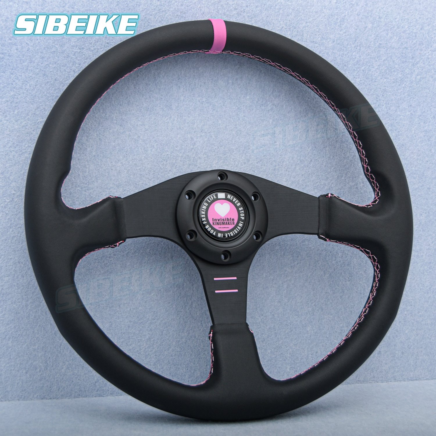 Wholesale 13/14inch JDM Sim Racing Sport Steering Wheel Universal Microfiber Leather Drift Tuning Steering Wheel Auto Parts