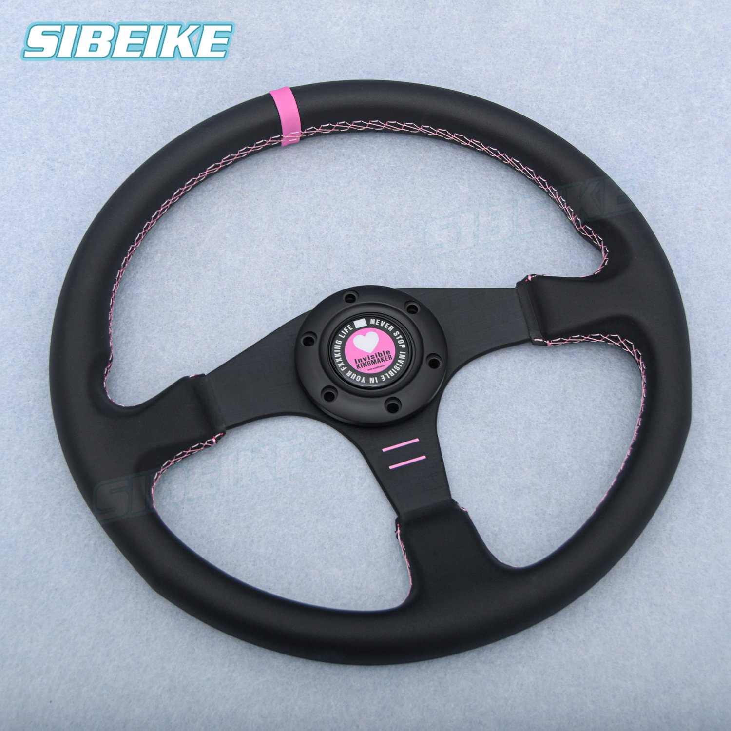 Wholesale 13/14inch JDM Sim Racing Sport Steering Wheel Universal Microfiber Leather Drift Tuning Steering Wheel Auto Parts