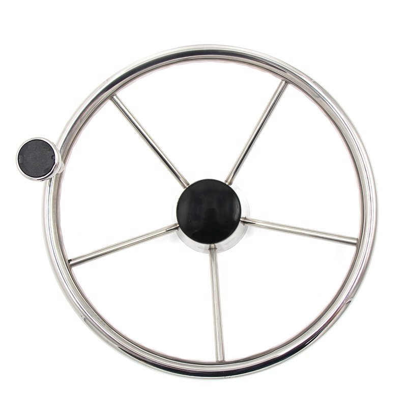 13.5" Steering Wheel Hardware Accessories Hydraulic Steering Gear Steering Wheel With Knob