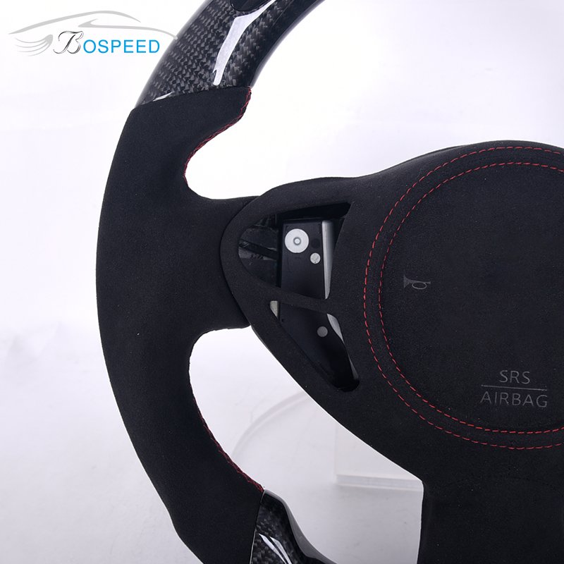 High performance Leather Car New Upgrade Carbon Fiber Steering Wheel For Nissan 370Z