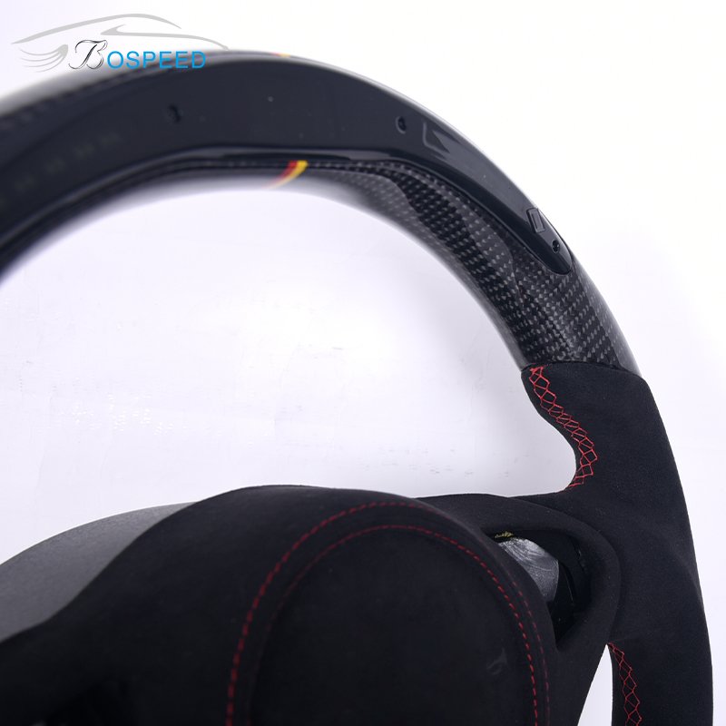 High performance Leather Car New Upgrade Carbon Fiber Steering Wheel For Nissan 370Z