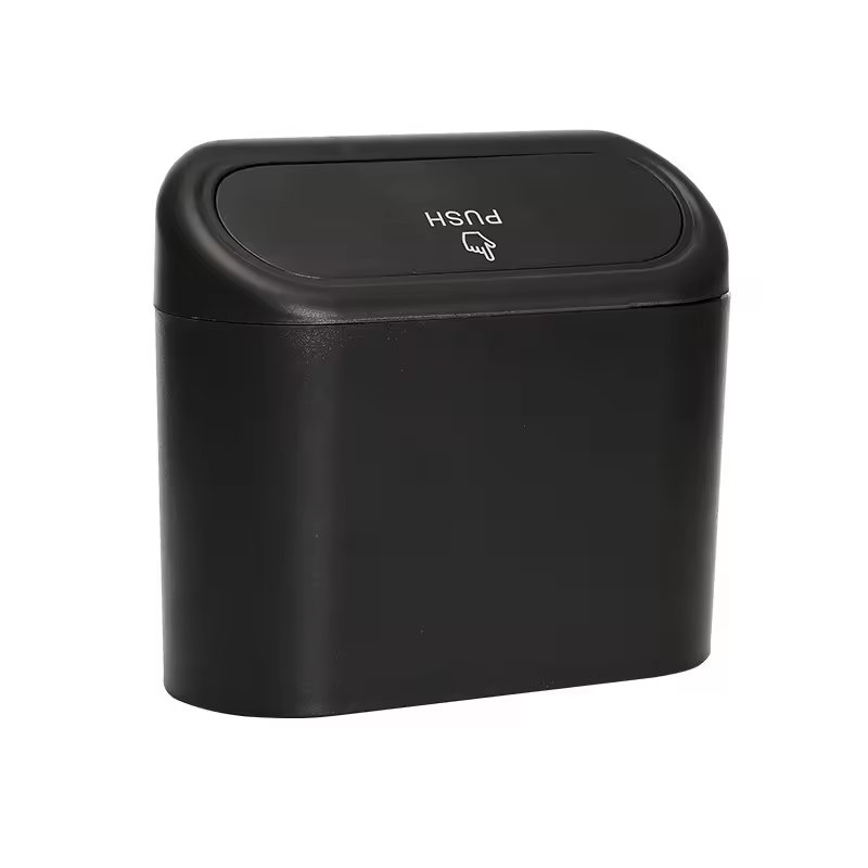 Customized Multifunctional Car Trash Can Armrest Mount Seat Car Trash Bag Storage Box Organizers Waste Bin Trash Containers