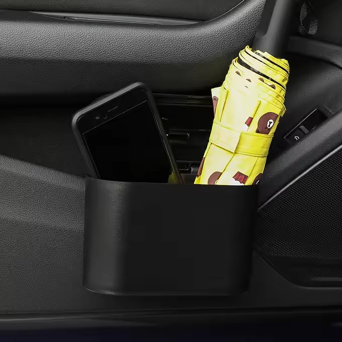 Customized Multifunctional Car Trash Can Armrest Mount Seat Car Trash Bag Storage Box Organizers Waste Bin Trash Containers