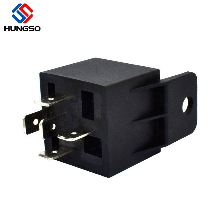 Silver Contact Universal 5p 5pin Car Auto Relay 24 Volt 24v 30a 40a With Bracket