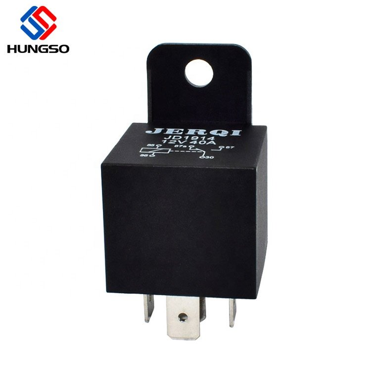 Silver Contact Universal 5p 5pin Car Auto Relay 24 Volt 24v 30a 40a With Bracket