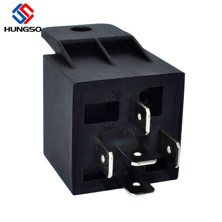 Silver Contact Universal 5p 5pin Car Auto Relay 24 Volt 24v 30a 40a With Bracket