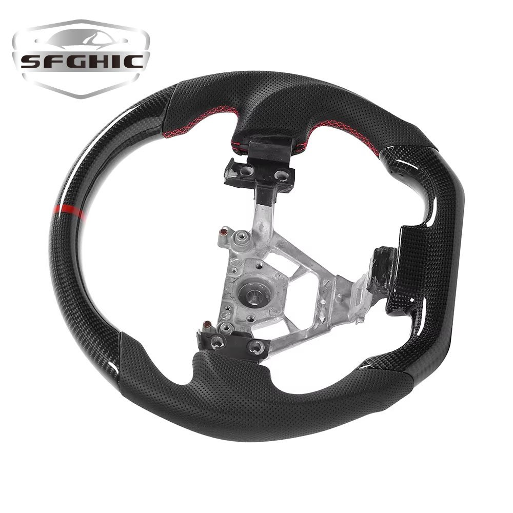 High Quality LED Leather Car Steering Wheel For Nissan 350Z 370Z Alcantara Carbon Fiber Steering Wheel