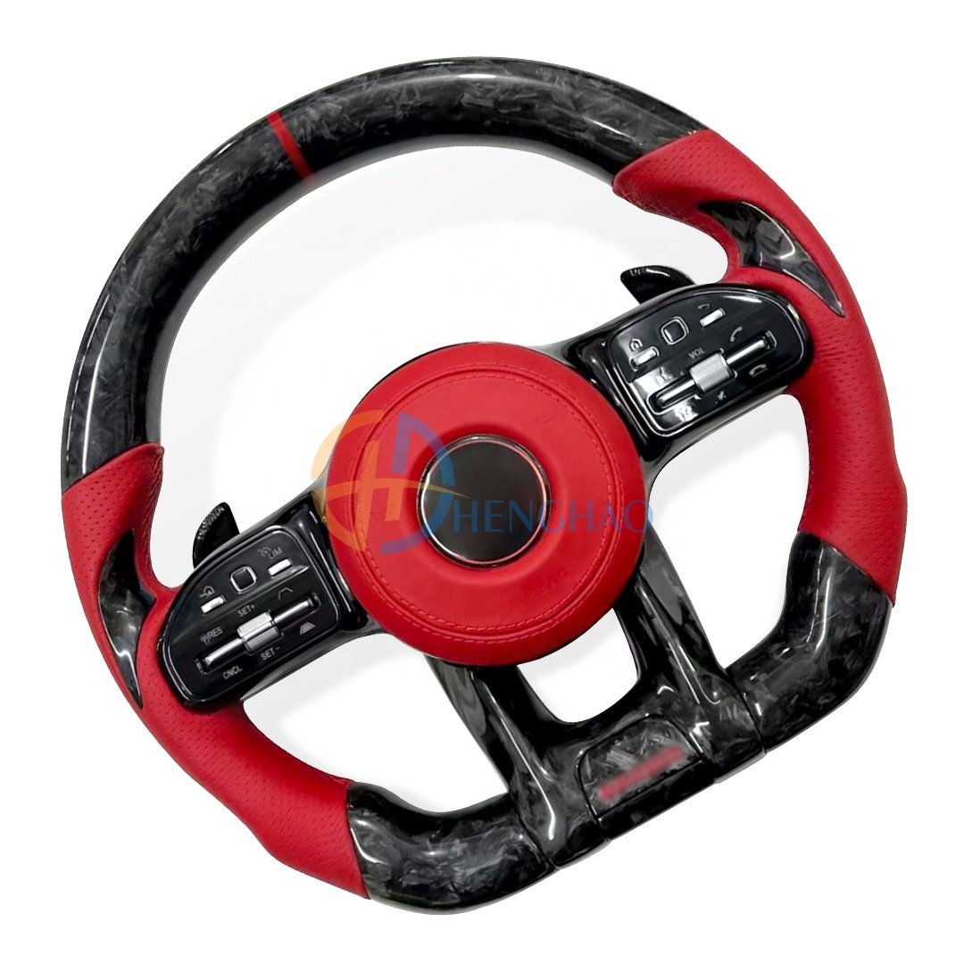Custom Forged Carbon Steering Wheel For Mercedes Benz W205 W204 W221 W463 W166 C-Class S-Class G-Class Upgrade Brabs Style