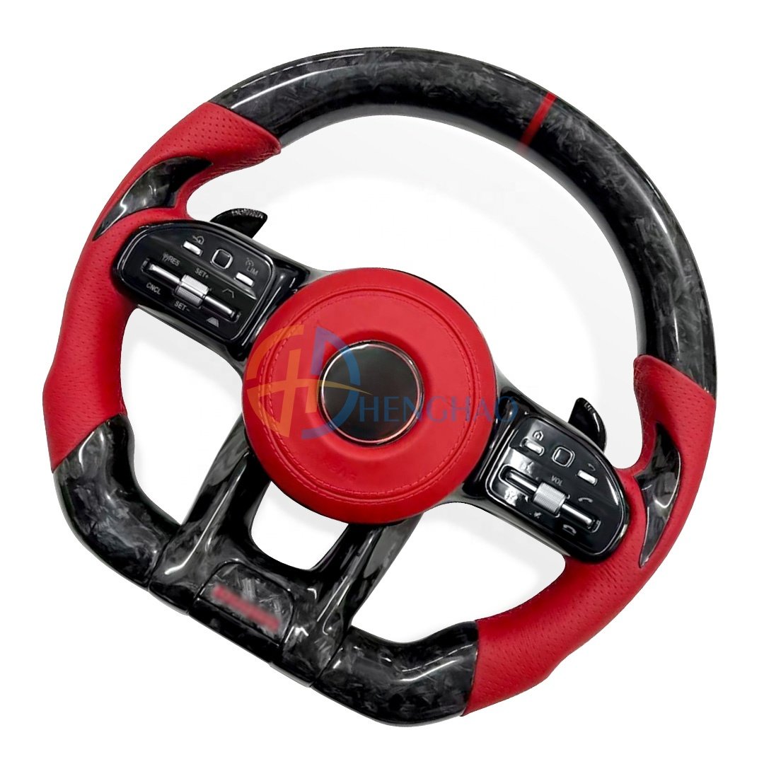 Custom Forged Carbon Steering Wheel For Mercedes Benz W205 W204 W221 W463 W166 C-Class S-Class G-Class Upgrade Brabs Style