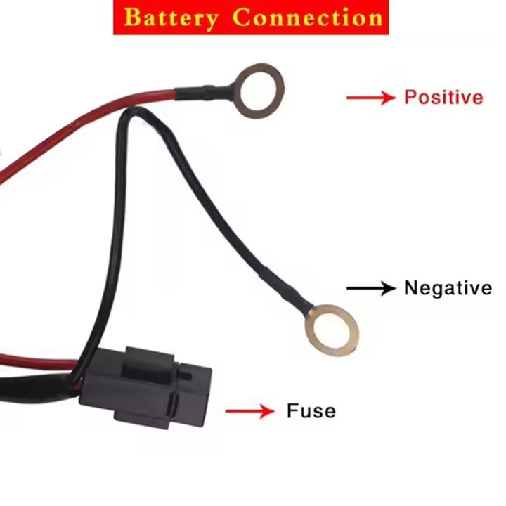 Hot Selling Custom Electronic Copper Wiring Harnesses Led Light Bar Wiring Harness Kit Auto Wire Harness Assembly