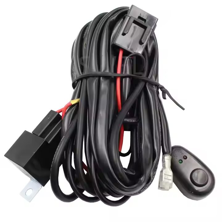 Hot Selling Custom Electronic Copper Wiring Harnesses Led Light Bar Wiring Harness Kit Auto Wire Harness Assembly