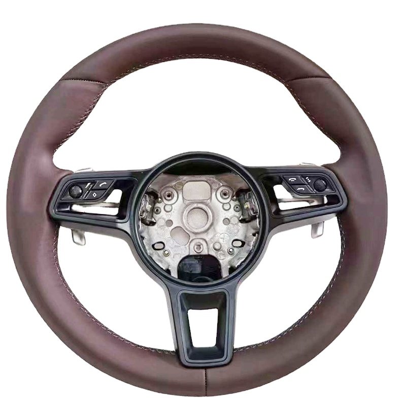 Popular upgrades Car interior carbon fiber steering wheel for Porsche Panamera 970 971 Cayenne 996 997 718 991 911