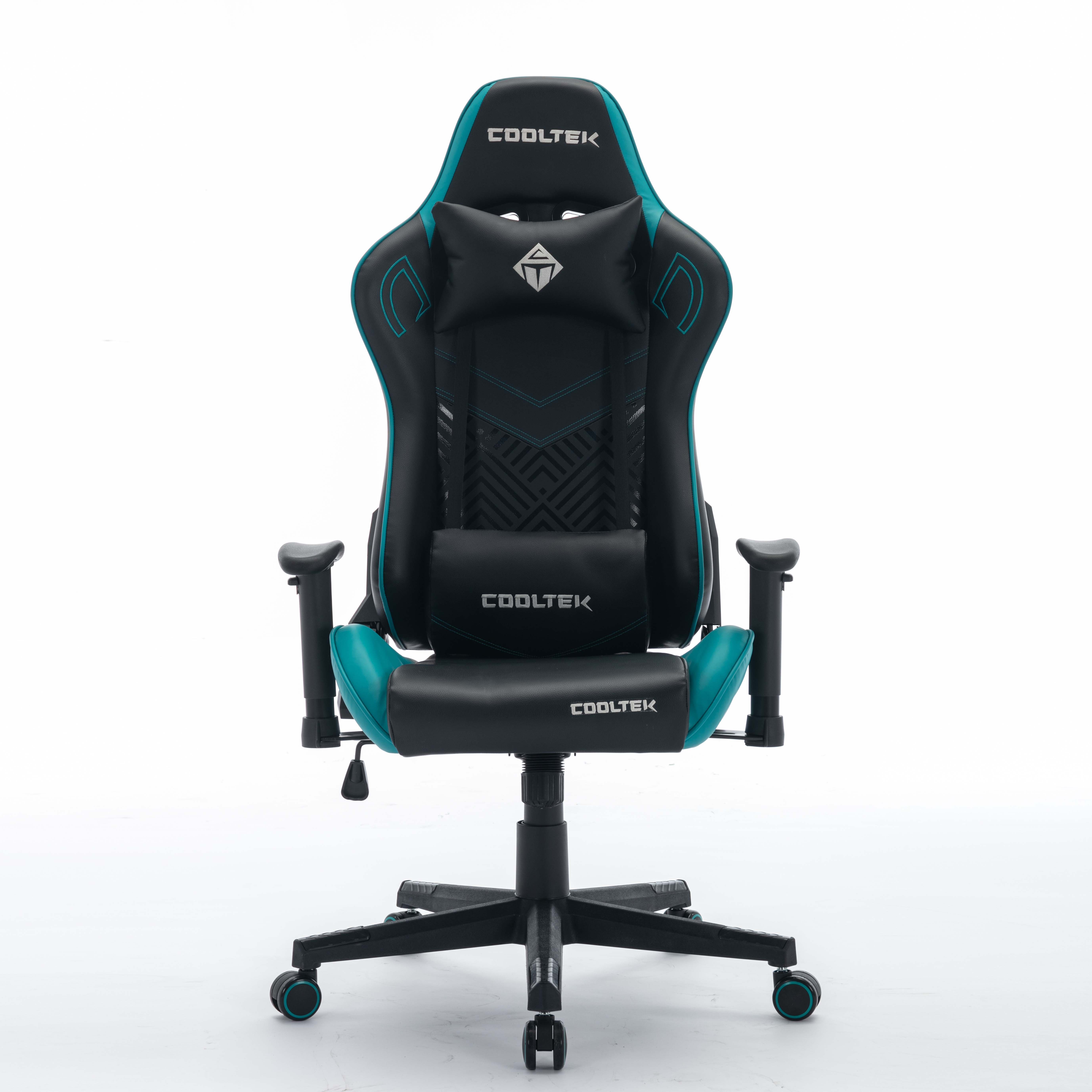 Best Black Breathable Leather Height Adjustable Adult Gaming Chair 360 Degree Rotating for PC