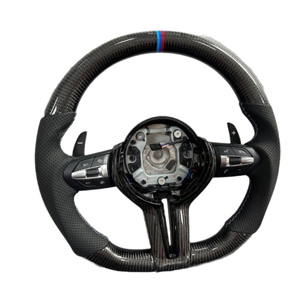 Custom auto parts steering wheel For BMW E46 E53 M3 M5 Modified carbon fiber steering wheel