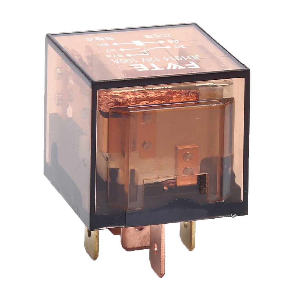 5 Pin Horn Auto Lighting Controller 24V 80A Transparent Car Relay