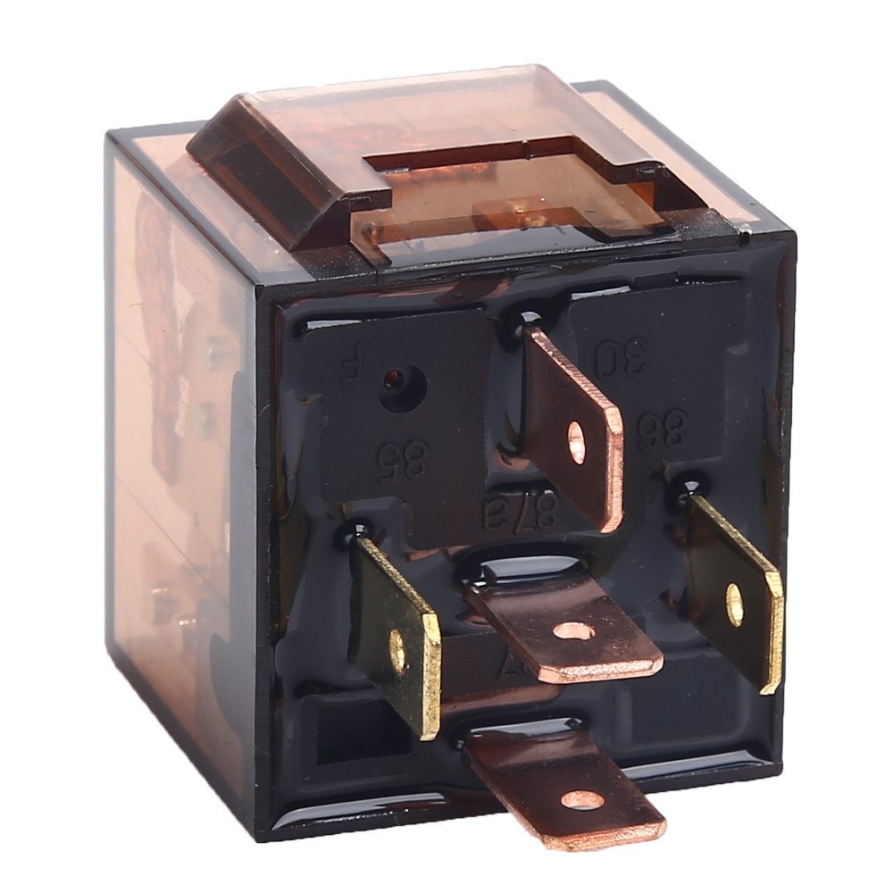 5 Pin Horn Auto Lighting Controller 24V 80A Transparent Car Relay