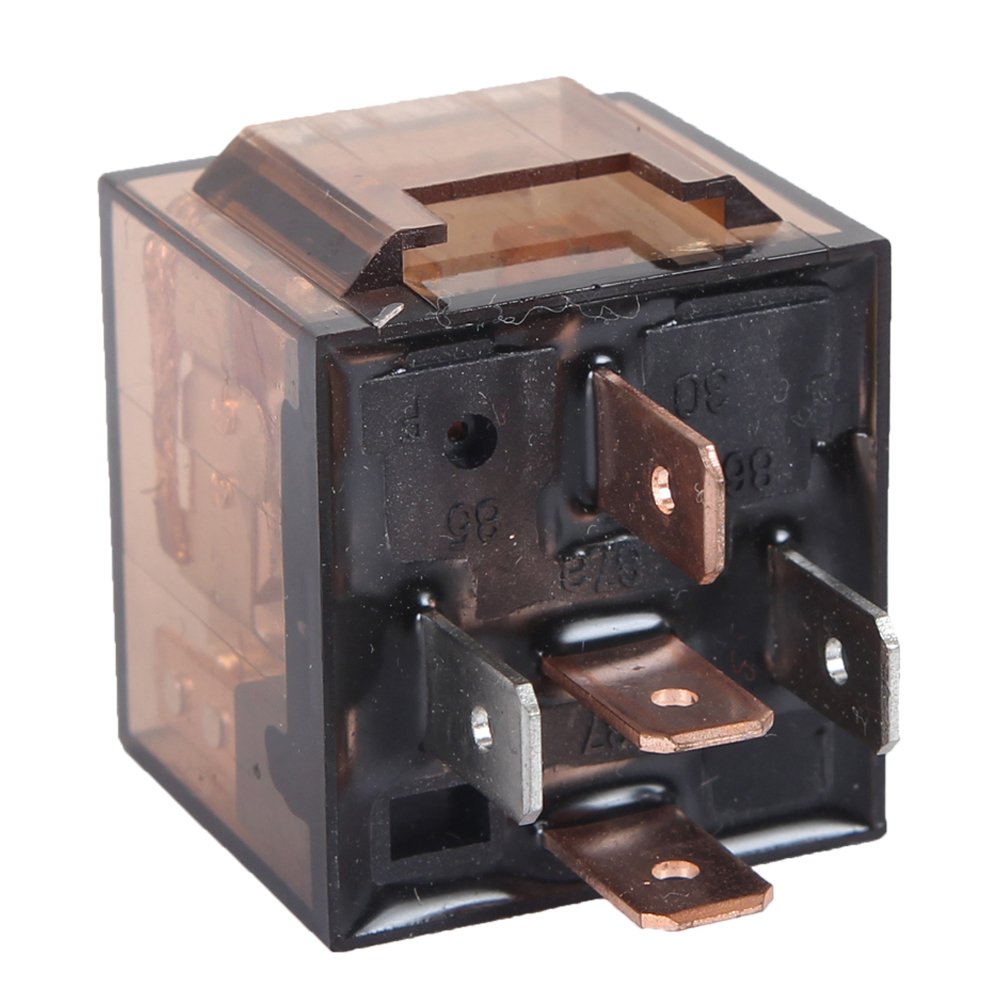 5 Pin Horn Auto Lighting Controller 24V 80A Transparent Car Relay